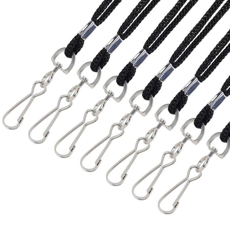 COTODO ID Black Lanyards Safety Badge Lanyard 36" with Swivel Hook 100 Pack - Image 3